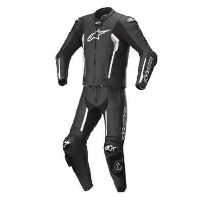 Δερματινη στολή αναβάτη ALPINESTARS Coveralls MISSILE V2 ΜΑΥΡΟ/ΑΣΠΡΟ
