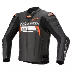 Δερμάτινο μπουφάν μηχανής ALPINESTARS MISSILE V2 IGNITION BLACK/FLUO RED Δερμάτινο μπουφάν μηχανής ALPINESTARS MISSILE V2 IGNITION BLACK/FLUO RED