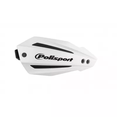 Προστατευτικές χούφτες μηχανής POLISPORT BULLIT FULL WRAP - ΑΣΠΡΟ