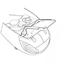 Σχάρα για κεντρική βαλίτσα SHAD P0V59T Σχάρα για κεντρική βαλίτσα SHAD P0V59T