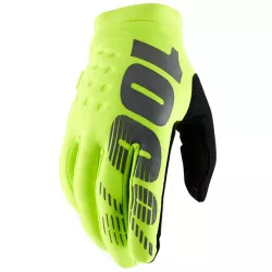 Γάντια μηχανής motocross 100% BRISKER FLUO YELLOW Γάντια μηχανής motocross 100% BRISKER FLUO YELLOW
