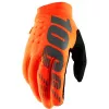 Γάντια μηχανής motocross 100% BRISKER ORANGE/BLACK