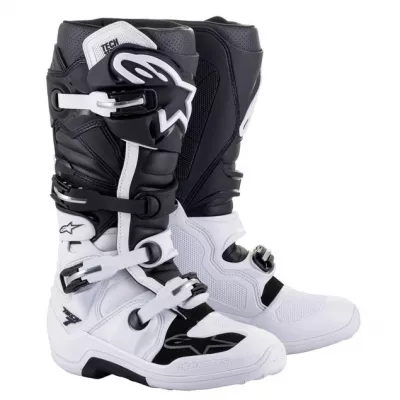 Μπότες μηχανής ALPINESTARS TECH 7 WHITE/BLACK