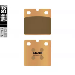 Τακάκια μοτοσυκλέτας Εμπρός / Πίσω Galfer SINTERED COMPOUNDFD013G1370 Τακάκια μοτοσυκλέτας Εμπρός / Πίσω Galfer SINTERED COMPOUNDFD013G1370