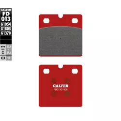 Τακάκια μοτοσυκλέτας Εμπρός / Πίσω Galfer TRIAL TOP FD013G1805 Τακάκια μοτοσυκλέτας Εμπρός / Πίσω Galfer TRIAL TOP FD013G1805