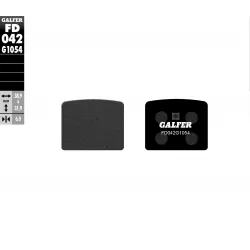 Τακάκια μοτοσυκλέτας Εμπρός / Πίσω Galfer SEMI METAL FD042G1054