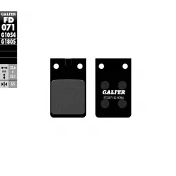Τακάκια μοτοσυκλέτας Εμπρός / Πίσω Galfer SEMI METAL FD071G1054 Τακάκια μοτοσυκλέτας Εμπρός / Πίσω Galfer SEMI METAL FD071G1054