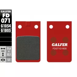 Τακάκια μοτοσυκλέτας Εμπρός / Πίσω Galfer TRIAL TOP FD071G1805