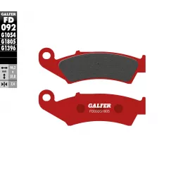 Τακάκια μοτοσυκλέτας Εμπρός Galfer TRIAL TOP FD092G1805 Τακάκια μοτοσυκλέτας Εμπρός Galfer TRIAL TOP FD092G1805