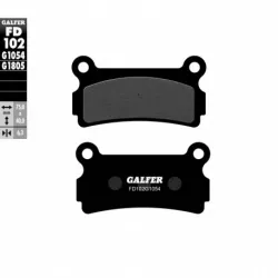 Πίσω τακάκια φρένων μοτοσυκλέτας Galfer SEMI METAL FD102G1054 Πίσω τακάκια φρένων μοτοσυκλέτας Galfer SEMI METAL FD102G1054