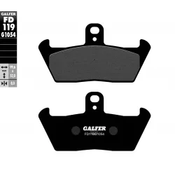 Τακάκια μοτοσυκλέτας Εμπρός Galfer SEMI METAL FD119G1054 Τακάκια μοτοσυκλέτας Εμπρός Galfer SEMI METAL FD119G1054