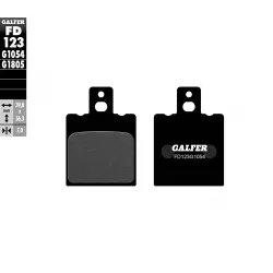 Πίσω τακάκια φρένων μοτοσυκλέτας Galfer SEMI METAL FD123G1054 Πίσω τακάκια φρένων μοτοσυκλέτας Galfer SEMI METAL FD123G1054