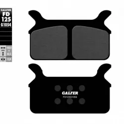 Πίσω τακάκια φρένων μοτοσυκλέτας Galfer SEMI METAL FD125G1054 Πίσω τακάκια φρένων μοτοσυκλέτας Galfer SEMI METAL FD125G1054