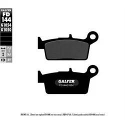 Τακάκια μοτοσυκλέτας Εμπρός / Πίσω Galfer SEMI METAL FD144G1054 Τακάκια μοτοσυκλέτας Εμπρός / Πίσω Galfer SEMI METAL FD144G1054
