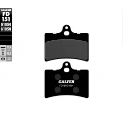 Τακάκια μοτοσυκλέτας Εμπρός / Πίσω Galfer SEMI METAL FD151G1054 Τακάκια μοτοσυκλέτας Εμπρός / Πίσω Galfer SEMI METAL FD151G1054