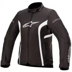 Γυναικείο μπουφάν μηχανής ALPINESTARS STELLA T-KIRA V2 WATERPROOF BLACK/WHITE