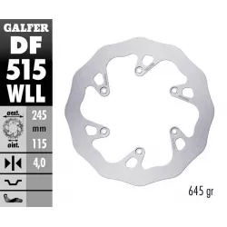 Πίσω δισκόπλακα μοτοσυκλέτας Galfer WAVE FIXED SOLID 245X5mm DF515WLL Πίσω δισκόπλακα μοτοσυκλέτας Galfer WAVE FIXED SOLID 245X5mm DF515WLL