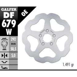 Δισκόπλακα μοτοσυκλέτας εμπρός Galfer WAVE FIXED  DISC WAVE FIXED DF679W Δισκόπλακα μοτοσυκλέτας εμπρός Galfer WAVE FIXED  DISC WAVE FIXED DF679W