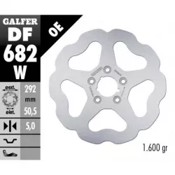 Πίσω δισκόπλακα μοτοσυκλέτας Galfer WAVE FIXED  DISC WAVE FIXED 292x5mm DF682W Πίσω δισκόπλακα μοτοσυκλέτας Galfer WAVE FIXED  DISC WAVE FIXED 292x5mm DF682W