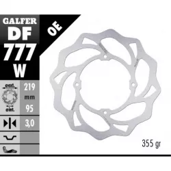 Δισκόπλακα μοτοσυκλέτας εμπρός Galfer WAVE FIXED DISC WAVE FIXED 219x3mm DF777W Δισκόπλακα μοτοσυκλέτας εμπρός Galfer WAVE FIXED DISC WAVE FIXED 219x3mm DF777W