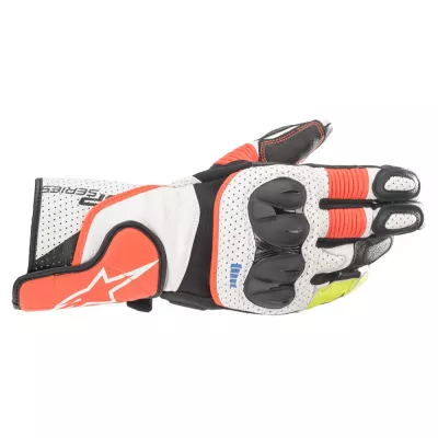 Γάντια μηχανής ALPINESTARS SP-2 V3 WHITE/RED