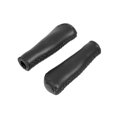 Χειρολαβές μοτοσυκλέτας Vintage Black - 135+135mm 92806