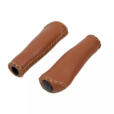 Χειρολαβές μοτοσυκλέτας Vintage Brown - 135+135мм 92809