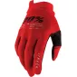 Γάντια μηχανής motocross 100%  iTRACK RED thumb