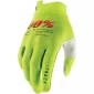 Γάντια μηχανής motocross 100% iTRACK FLUO YELLOW thumb
