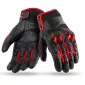 Δερμάτινα γάντια μηχανής 70 DEGREES WINTER URBAN BLACK/RED thumb
