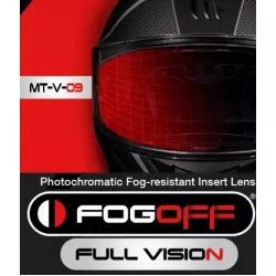 Φωτοχρωμική ζελατίνα κράνους pinlock/antifog για MT MT-V-09 Φωτοχρωμική ζελατίνα κράνους pinlock/antifog για MT MT-V-09