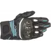 Γυναικεία γάντια μηχανής ALPINESTARS STELLA SP-X AIR CARBON V2 BLACK/TEAL