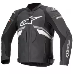 Δερμάτινο μπουφάν μηχανής ALPINESTARS GP PLUS R V3 BLACK/WHITE Δερμάτινο μπουφάν μηχανής ALPINESTARS GP PLUS R V3 BLACK/WHITE