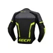Δερμάτινο μπουφάν μηχανής SECA HOOLIGAN TITANIUM/FLUO YELLOW thumb