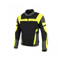 Μπουφάν μηχανής SECA ORKAN II TITANIUM/FLUO YELLOW