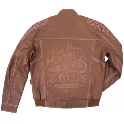 Δερμάτινο μπουφάν μηχανής Rusty Pistons Rickman London Café