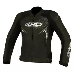 Δερμάτινο μπουφάν μηχανής XRC Heilig blk/grey/white