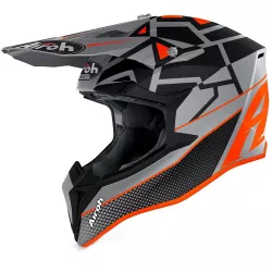 Κράνος μηχανής motocross AIROH WRAAP MOOD ORANGE MATT Κράνος μηχανής motocross AIROH WRAAP MOOD ORANGE MATT
