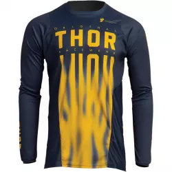 Μπλούζα μηχανής THOR PULSE VAPOR MIDNIGHT/LEMON Μπλούζα μηχανής THOR PULSE VAPOR MIDNIGHT/LEMON