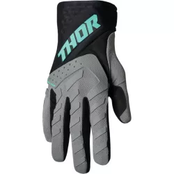 Γάντια μηχανής THOR SPECTRUM GRAY/BLACK/MINT Γάντια μηχανής THOR SPECTRUM GRAY/BLACK/MINT