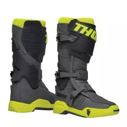 Μπότες μηχανής motocross THOR RADIAL GRAY/FLO YELLOW BOOT Μπότες μηχανής motocross THOR RADIAL GRAY/FLO YELLOW BOOT