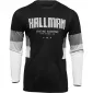 Μπλούζα μηχανής THOR HALLMAN DIFFER DRAFT ΜΑΥΡΟ/ΑΣΠΡΟ thumb