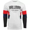 Μπλούζα μηχανής THOR HALLMAN DIFFER DRAFT WHITE/RED/NAVY