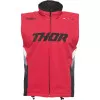 Γιλέκο μηχανής THOR WARM UP VEST ΚΟΚΚΙΝΟ/ΜΑΥΡΟ