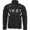 Μπουφάν μηχανής Enduro THOR WARM UP JACKET ΜΑΥΡΟ/ΑΣΠΡΟ
