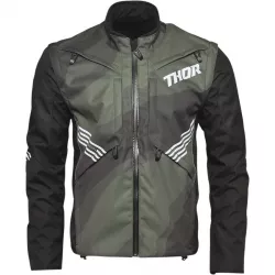 Μπουφάν μηχανής Enduro THOR TERRAIN GREEN CAMO Μπουφάν μηχανής Enduro THOR TERRAIN GREEN CAMO