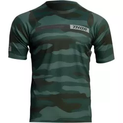 Μπλούζα ποδηλασίας THOR ASSIST CAMO GREEN Μπλούζα ποδηλασίας THOR ASSIST CAMO GREEN