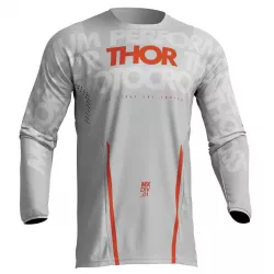 Μπλούζα μηχανής THOR PULSE MONO GRAY/ORANGE Μπλούζα μηχανής THOR PULSE MONO GRAY/ORANGE