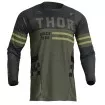 Μπλούζα μηχανής THOR PULSE COMBAT ARMY/BLACK thumb