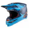 Κράνος μηχανής ALPINESTARS SM10 Meta MX ΜΑΥΡΟ/ΠΟΡΤΟΚΑΛΙ
